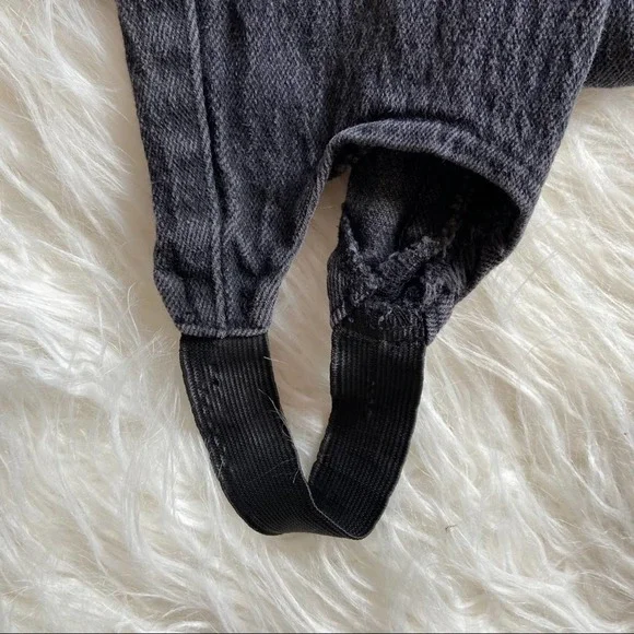 90s vtg Gitano black stirrup jeans size 10 - Picture 5 of 7